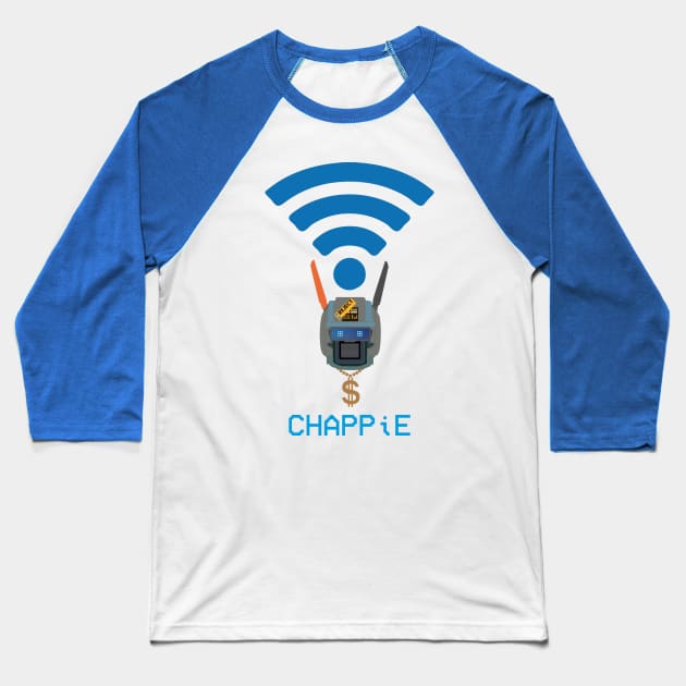Chappie the Humandroid Baseball T-Shirt by RedSheep